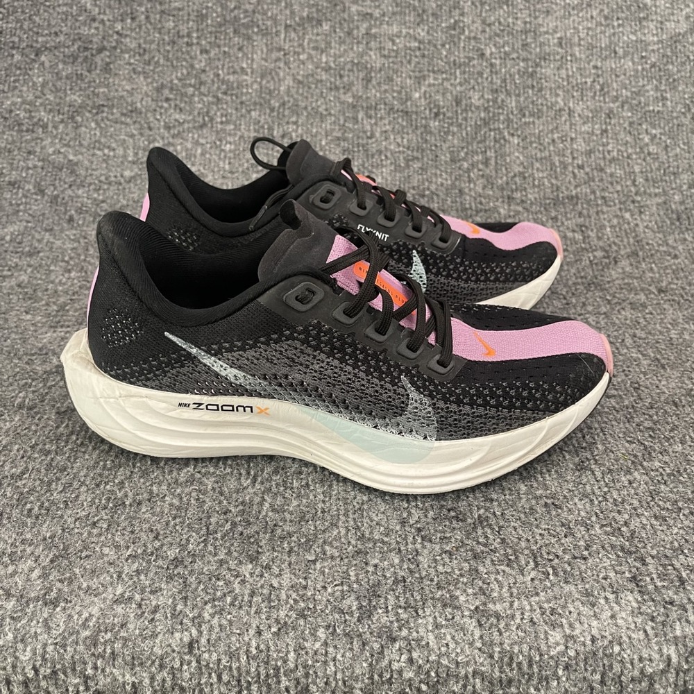 Nike Pegasus Plus Running Shoes Womens Sz 6 Black Glacier Blue Pink FQ7261-003